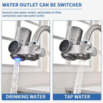 Grifo calentador de agua con pantalla