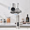 Grifo calentador de agua con pantalla